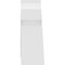 Ekena Millwork Vanguard Architectural Grade PVC Gable Bracket, 72"W x 12"H x 4"D x 4"F, 4/12 Pitch GBP072X12X0404VAN00 - alternate 3